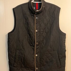 Daniel Cremieux Men's Quilted Vest Brown Men’s Size Large S0177. 08